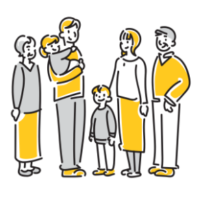 街の人たちイラスト画像